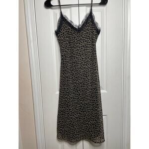 NEW Michael Kors Giraffe Print Silky Dress Size 4